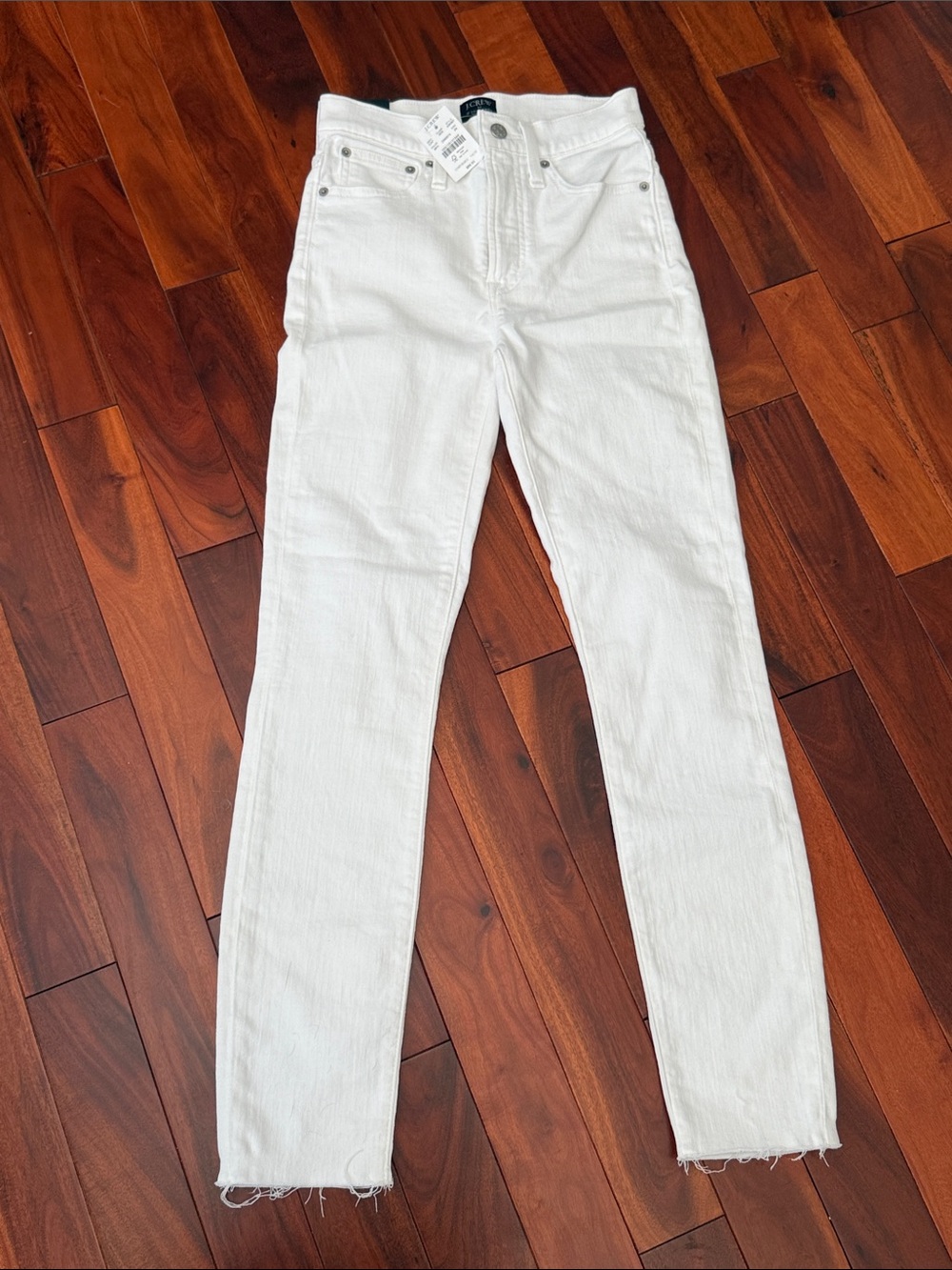 J. Crew White Sz 24 Skinny Straight-Leg Jeans - Clean Classic Style